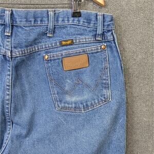 Vtg Wrangler Jeans Mens 40x32 (Fits 38x31) Worn Denim Western Cowboy Cut 13MWZPW